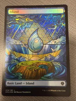 1x MTG Island (Showcase, Foil) - Dominaria United (DMU) #278 - Magic - Image 1