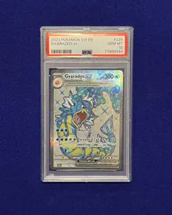 PSA 10 Gyarados ex #225 Scarlet & Violet Base 2023 Pokemon GEM MINT - Image 1