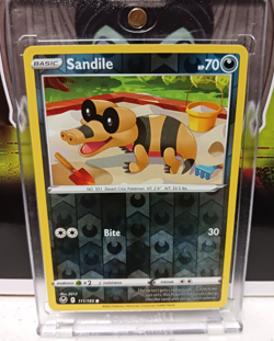 Sandile 111/195 - Reverse Holo - Silver Tempest - Pokemon - NM - Image 1