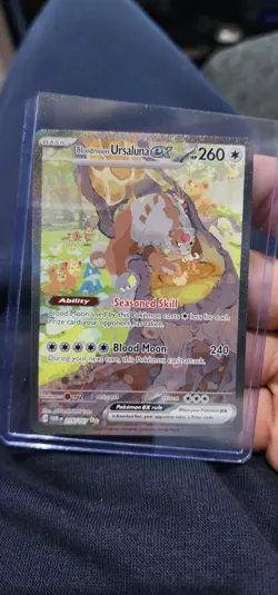 Bloodmoon Ursaluna ex - 216/167 - SIR - Twilight Masquerade - Pokemon - - Image 1