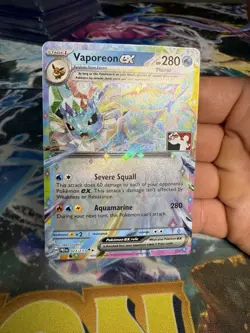 Play! Pokemon Prize Pack Series 7 Prismatic Evolutions 023/131 Vaporeon ex - Image 1