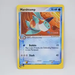 2003 JUMBO GROVYLE COMBUSKEN MARSHTOMP POKEMON BLACK STAR PROMO WINNER SET - Image 4