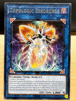 YuGiOh Crossover Breakers CRBR-EN027 Topologic Zeroboros RARE 1st Edition - Image 1