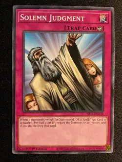 Yugioh - Solemn Judgment - SR14-EN038 - Common 1st Ed NM - Image 1