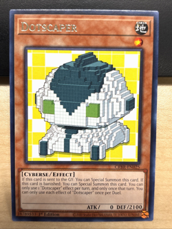 YuGiOh Crossover Breakers CRBR-EN025 Dotscaper RARE 1st Edition - Image 1