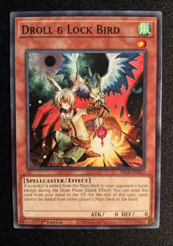 Yugioh - Droll & Lock Bird - SR14-EN023 - Common - 1st Edition Near Mint - Image 1