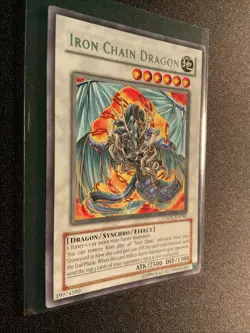 Yugioh - Iron Chain Dragon CSOC-EN040 Crossroads of Chaos Unlimited Rare NM - Image 2