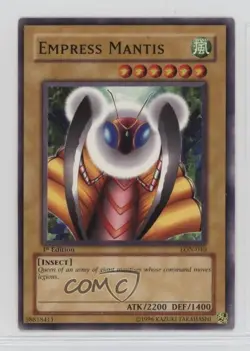 Empress Mantis 1st Ed. YuGiOh Labyrinth of Nightmare #LON-040 2003 - Image 1