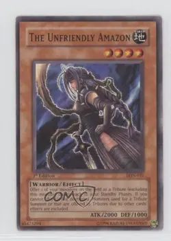 The Unfriendly Amazon 1st Ed. YuGiOh Labyrinth of Nightmare #LON-031 2003 - Image 1