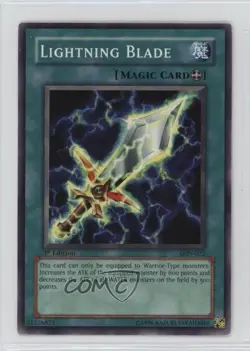 Lightning Blade 1st Ed. YuGiOh Labyrinth of Nightmare #LON-022 2003 - Image 1