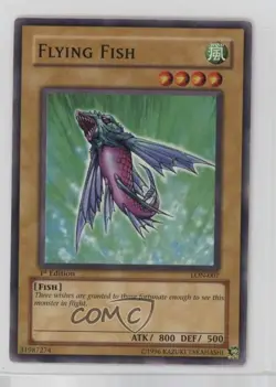 Flying Fish 1st Ed. YuGiOh Labyrinth of Nightmare #LON-007 2003 - Image 1