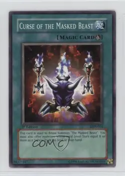 Curse of the Beast 1st Ed. YuGiOh Labyrinth Nightmare #LON-016 2003 - Image 1
