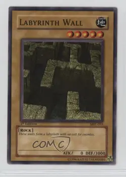 Labyrinth Wall 1st Ed. YuGiOh Magic Ruler Booster #MRL-055 2002 - Image 1