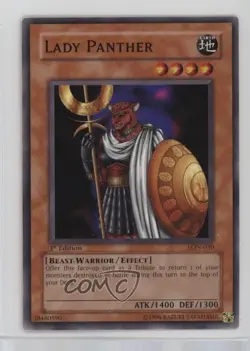Lady Panther 1st Ed. YuGiOh Labyrinth of Nightmare #LON-030 2003 - Image 1