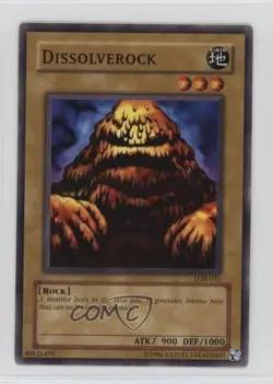 Dissolverock YuGiOh Legend of Blue Eyes White Dragon #LOB-031 2002 - Image 1