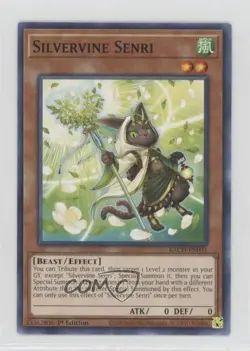 Silvervine Senri 1st Ed. YuGiOh Battle of Chaos #BACH-EN031 - Image 1