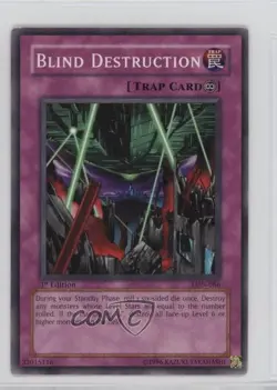 Blind Destruction 1st Ed. YuGiOh Labyrinth of Nightmare #LON-086 2003 - Image 1