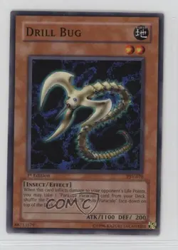 Drill Bug 1st Ed. YuGiOh Pharaoh's Servant #PSV-078 2002 - Image 1