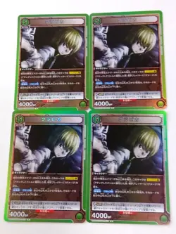 Union Arena Hunter x Hunter Kurapika R Rare 4 Card Set Green Good - Image 1