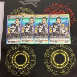 Union Arena Attack on Titan Promo 4 Card Set Play Condition No Major - Image 1