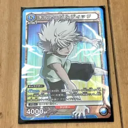 Hunter x Hunter Killua Zoldyck Union Arena SR Card a3929 Near - Image 1