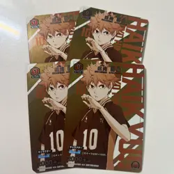 Union Arena Hinata Promo Card 4x Haikyuu Limited - Image 1