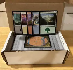 500 MTG Magic the Gathering Basic Lands Lot 100 of Each Color NM / LP - Image 1