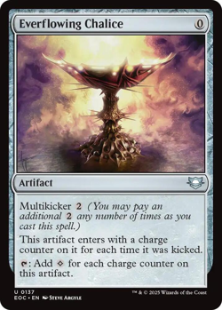 MTG Magic 1x Everflowing Chalice (M/NM) Commander Edge of Eternities - Image 1