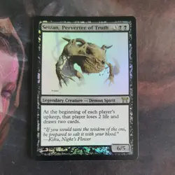 MTG Magic the Gathering Card Seizan Perverter Of Truth NM FOIL - Image 1
