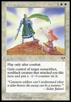 Jabari's Influence - Medium Play MTG Mirage - Image 1