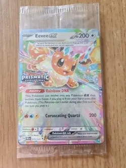 Pokemon TCG Eevee ex Prismatic Evolutions Surprise Box Promo Sealed NM/MINT. - Image 1