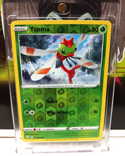 Yanma #001/072 Reverse Holo 2021 Pokemon Shining Fates NM - Image 1