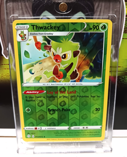 Thwackey #012/072 Reverse Holo 2021 Pokemon Shining Fates NM - Image 1