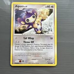 Aipom 70/123 Mysterious Tresures Diamond & Pearl Pokemon Card TCG - Image 1
