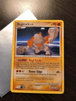 Pokemon TCG - Regirock 38/146 Non-Holo Rare - D&P Legends Awakened - NM - Image 1