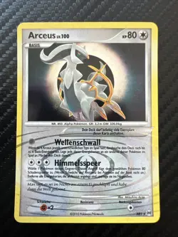 Pokemon Karte Arceus LV. 100 AR5 Holo Rare Deutsch NM - Image 1