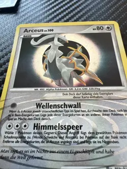 Pokemon Karte Arceus LV. 100 AR5 Holo Rare Deutsch NM - Image 2