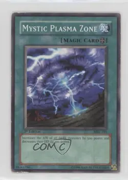 Mystic Plasma Zone 1st Ed. YuGiOh Magic Ruler Booster #MRL-101 2002 - Image 1