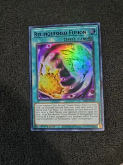 Yugioh Relinquished Fusion LDS1-EN049 Ultra Rare 1st Edition Purple - Image 1