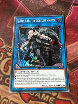 Yugioh SUDA-EN049 - A Bao A Qu, the Lightless Shadow - Secret Rare NM - Image 1