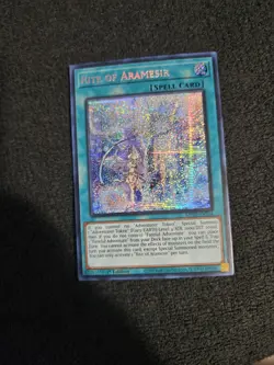 Rite of Aramesir Prismatic Secret Rare MP23-EN264 YuGiOh - Image 1