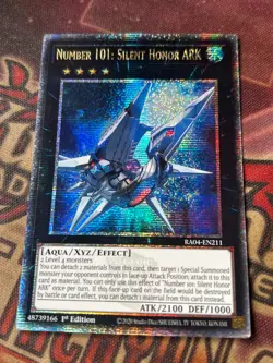 Yugioh Number 101: Silent Honor ARK RA04-EN211 | Quarter Century Secret Rare - Image 1