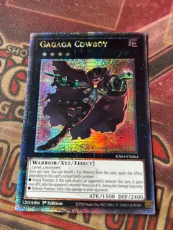 Yugioh Gagaga Cowboy RA04-EN064 Quarter Century Rare 1st Edition - Image 1