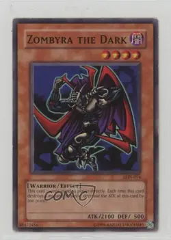 Zombyra the Dark Unlimited YuGiOh Labyrinth of Nightmare #LON-074 2003 - Image 1