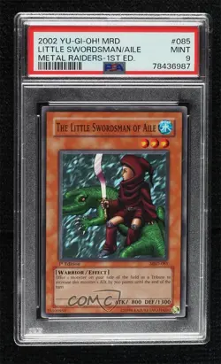 The Little Swordsman of Aile 1st Ed. YuGiOh Metal Raiders PSA 9 MINT 2002 - Image 1