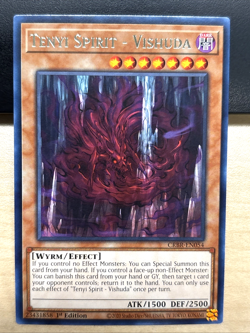 YuGiOh Crossover Breakers CRBR-EN054 Tenyi Spirit Vishuda RARE 1st Edition - Image 1