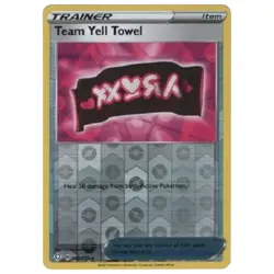 Team Yell Towel Reverse Holo 63/72 Shining Fates Pokemon Card NM 063/072 - Image 1