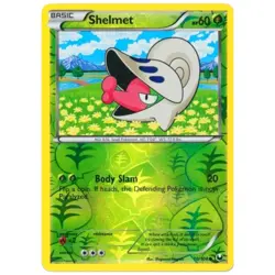 Shelmet 10/108 Reverse Holo Dark Explorers Pokemon Card NM - Image 1