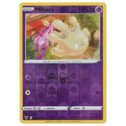 Milcery 080/185 Reverse Holo Vivid Voltage Pokemon Card 80/185 - Image 1