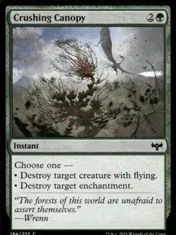 Crushing Canopy 194/277 Innistrad Crimson Vow MTG Magic the Gathering card - Image 1